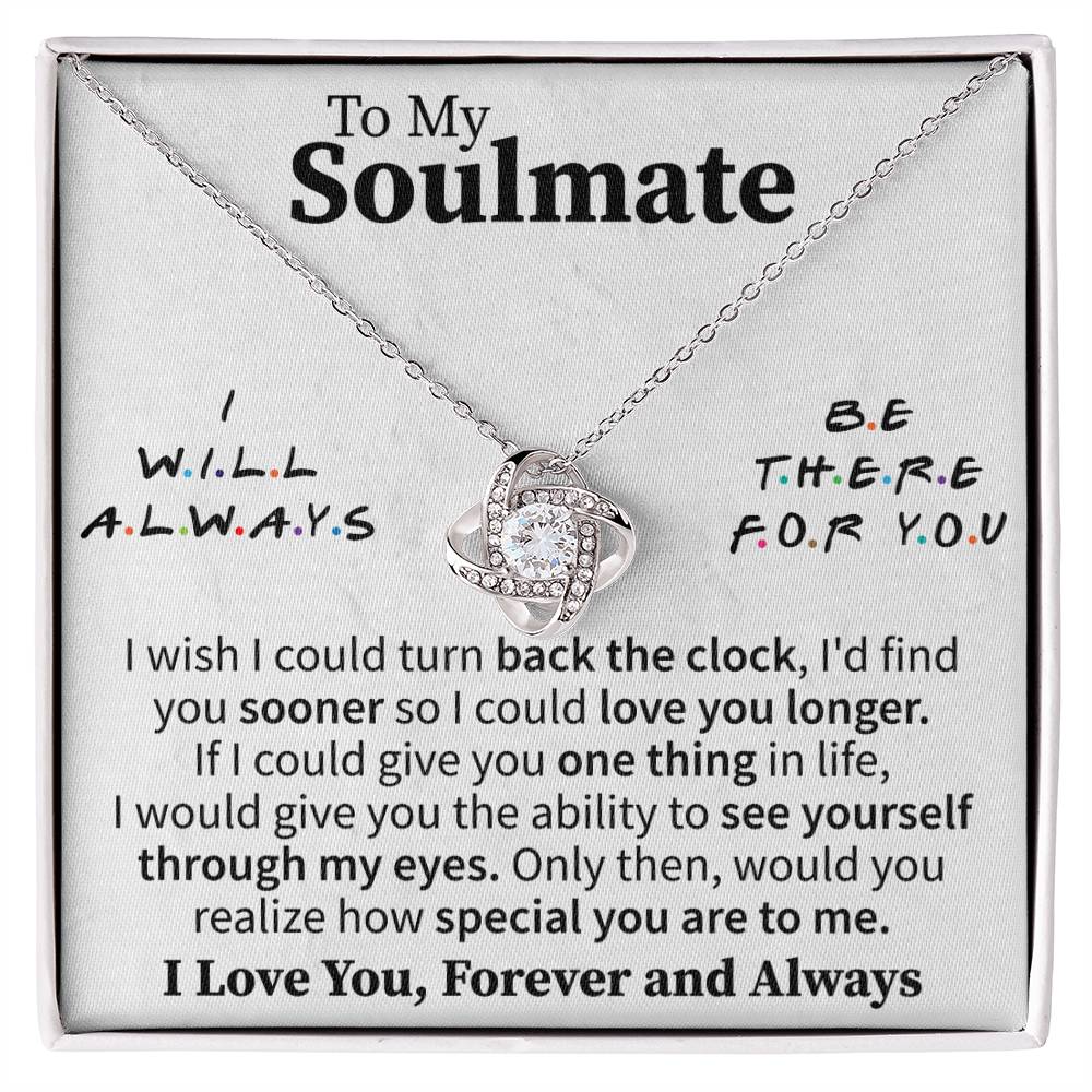 Soulmate Love Knot Necklace – Perfect Gift for Your Soulmate - Beauty Belliss